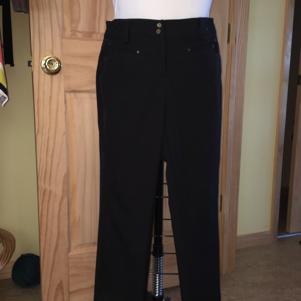 Stretch, wrinkle free slacks